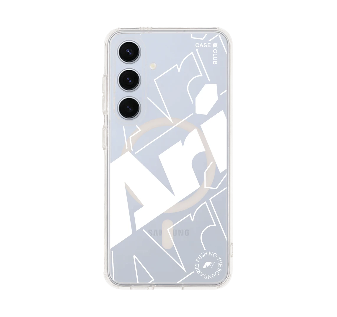 ari โลโก้มาเนียสีขาว แนวสตรีท